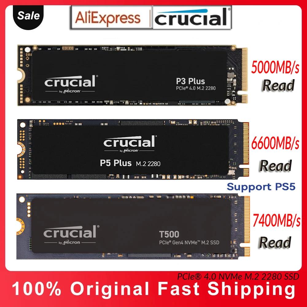 Crucial SSD P5Plus T500 PCIe 4 500GB 1TB 2TB 4TB NVMe M.2 ָ Ʈ ̺, ÷̼̽ 5   Ƽ Ʈ ũž